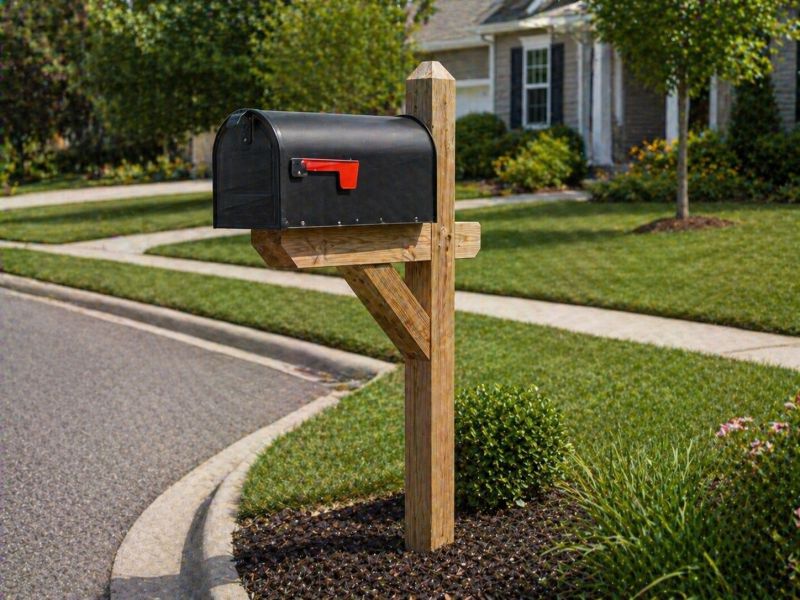 Stone Mailbox Installation
